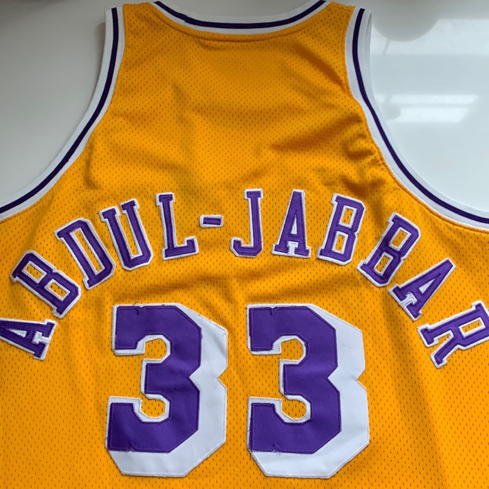 Vintage Kareem Abdul-Jabbar LA Lakers Mitchell & Ness 1979-80 Jersey